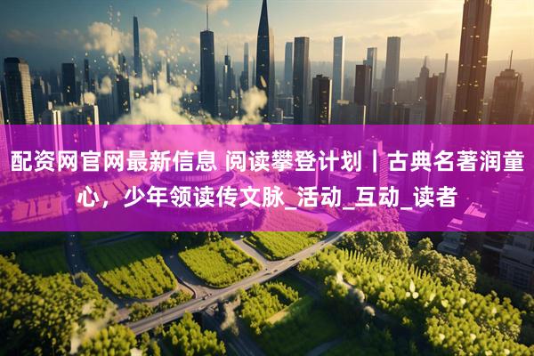 配资网官网最新信息 阅读攀登计划｜古典名著润童心，少年领读传文脉_活动_互动_读者